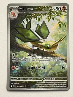 Vibrava 206/191 Illustration Rare Surging Sparks Pokemon Card - Image 1