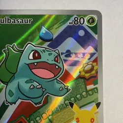 Pokemon TCG Bulbasaur First Partner Illustration Collection Holo Card NM - Image 3