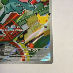 Pokemon TCG Bulbasaur First Partner Illustration Collection Holo Card NM - Image 4