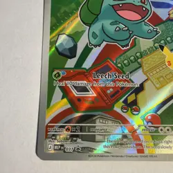 Pokemon TCG Bulbasaur First Partner Illustration Collection Holo Card NM - Image 5
