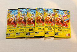 Lot of 6 OP15 EB04 Adventure On Kami’s Island One Piece Card Game Booster, New - Image 1