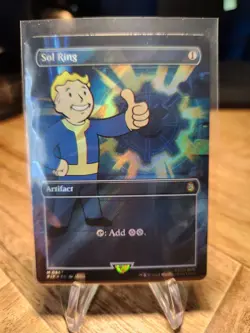 MTG: Magic the Gathering Fallout PIP Sol Ring SURGE FOIL #0887 NM - Image 1