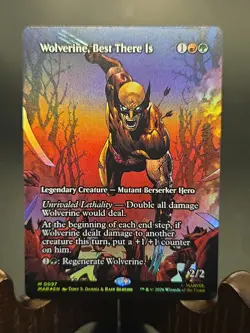 Wolverine, Best There Is (Borderless) Marvel Universe Eternal-Legal MTG Foil NM - Image 1
