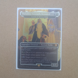 Wizards of the Coast MTG Theoden, Strength Restored #426 Foil Extended Art Rare - Image 1