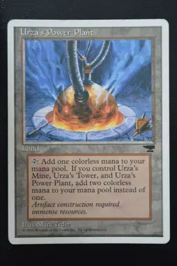 Magic The Gathering MTG URZA'S POWER PLANT Chronicles MP Moderately Played - Image 1