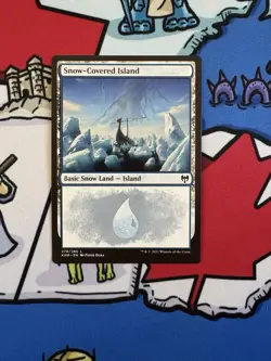 Snow Covered Island x1 Mtg Kaldheim #278/285 - Image 1
