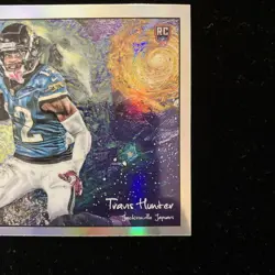 2025 Topps Chrome Cosmic Travis Hunter Stars In The Night Rookie RC SP Jaguars - Image 5