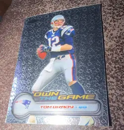 Topps 2006 Topps Chrome Tom Brady #OTG1 Own the Game Insert Patriots - Image 1