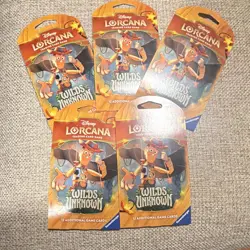 Ravensburger Disney Lorcana TCG Into the Wilds English Booster Packs (5) 12-Card - Image 1