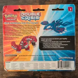 Pokemon TCG Double Crisis Booster Blister 4 Packs 28 Cards Kyogre Groudon 2015 - Image 2