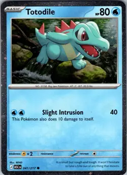 Totodile (Cosmos Holo) 041/217 Miscellaneous Cards & Products Pokemon Holo NM - Image 1