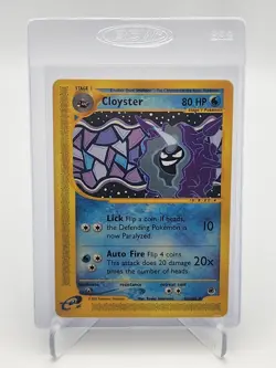 2002 Pokemon Expedition Cloyster Non Holo Rare 042/165 LP TCG Nintendo - Image 1