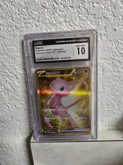 Mew ex 208/165 Sv2a: Pokemon Card 151 Holo (Japanese) CGC 10 - Image 1
