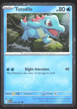 Totodile (Cosmos Holo) 041/217 Holofoil Miscellaneous Cards & Products Near Mint - Image 1
