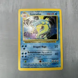 Gyarados Holographic Pokemon Card 6/102 Original 1999 - Ungraded, Excellent - Image 1