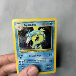 Gyarados Holographic Pokemon Card 6/102 Original 1999 - Ungraded, Excellent - Image 2