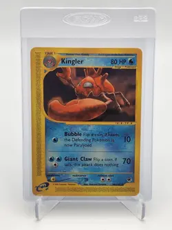 2002 Pokemon Expedition Kingler Non Holo Rare 050/165 LP TCG Nintendo - Image 1