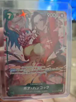 Boa Hancock OP16-032 SR Parallel Alt Art Japanese One Piece Card The Time of Bat - Image 1