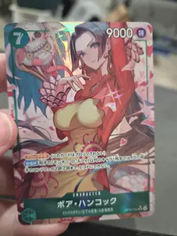 Boa Hancock OP16-032 SR Parallel Alt Art Japanese One Piece Card The Time of Bat - Image 2