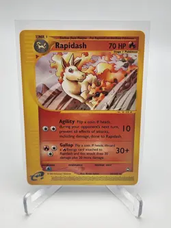 2003 Pokemon Aquapolis Rapidash #31/147 Rare Unlimited LP TCG Nintendo - Image 1