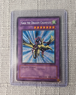Yugioh Gaia The Dragon Champion 1st Edition LOB-125 Holo HP - Image 1