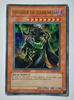 YuGiOh - Invader of Darkness - TLM-ENSE1 - Ultra Rare Holo - LP - Image 1