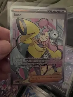 Iono Pokemon TCG Paldea Evolved Holo Ultra Rare Full Art - Image 1