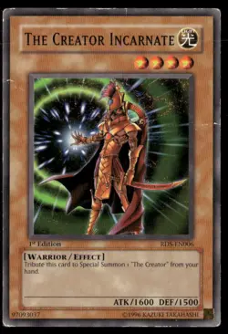 The Creator Incarnate Rise of Destiny RDS-EN006 Common / Short Print Yugioh DMG - Image 1