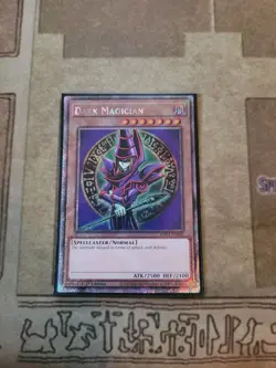 YUGIOH DARK MAGICIAN RA03-EN080 PLATINUM RARE 1ST ED NM ALT ART - Image 1