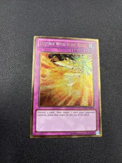 Yugioh Phoenix Wing Wind Blast PGLD-EN070 Gold Rare 1st Ed A6 - Image 1