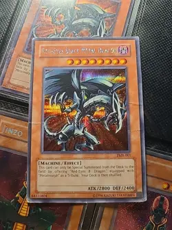 Yu-Gi-Oh TCG: Prismatic Secret Rare Red-Eyes Black Metal Dragon FMR-001 - Image 1