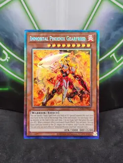 Yugioh Immortal Phoenix Gearfried TOCH-EN012 Collector Rare NM - Image 1
