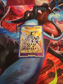 1x Yugioh Duelist Nexus Official Field Center Cosmic Quasar Dragon - Image 1