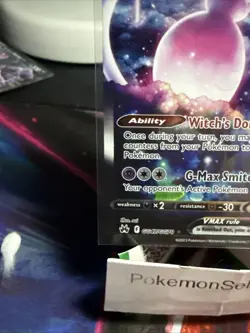 Pokemon TCG Hatterene VMAX Holo Ultra Rare Card Crown Zenith: GG47/GG70 NM - Image 5