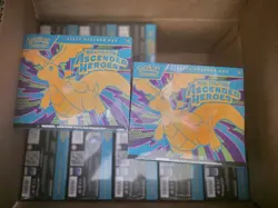 Pokemon TCG Ascended Heroes ELITE TRAINER BOX CASE Factory Sealed 10x ETB Boxes - Image 1