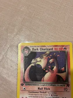 Dark Charizard 4/82 1st Edition Team Rocket Holo Rare Pokemon Card LP-NM - Image 2
