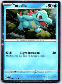 Totodile (Cosmos Holo) 041/217 Holo Miscellaneous Cards & Products Pokemon NM/M - Image 1