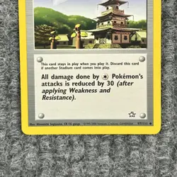 VTG Pokemon Neo Genesis Sprout Tower Stadium Trainer Card 97/111 NM - Image 4