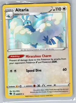 Altaria 049/073 Holo Champion's Path - Pokemon Card - NM - Image 1