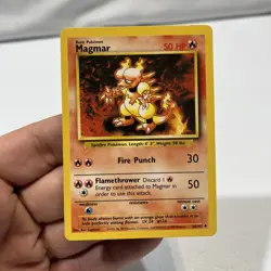 Magmar 36/102 - Uncommon 1999 English Base Set Pokemon Card - Near Mint NM & LP - Image 1