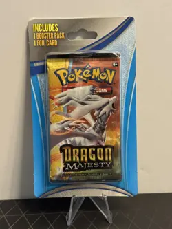 Pokemon Dragon Majesty Blister 1 Booster Pack + 1 Foil Card! - Image 1