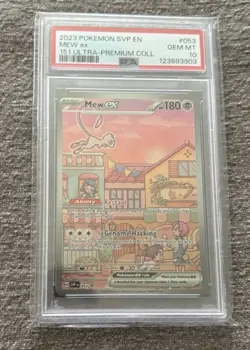 2023 Pokemon PSA 10 Mew ex - 053 Promo 151 Ultra Premium Collection ENGLISH - Image 1