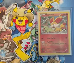 Pokemon Fennekin (FCO 10/124) - XY Fates Collide Reverse Holo League Promo Card - Image 1