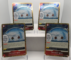 Ten-Layer Igloo Playset OP10-018 x4 - PRB02 Pirate Foil Reprint - One Piece - Image 1