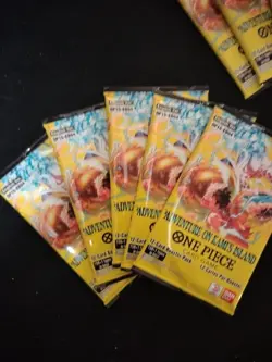 Lot Of 5 - One Piece - OP-15 EB-04 (Adventure On Kami's Island) Booster Packs - Image 2