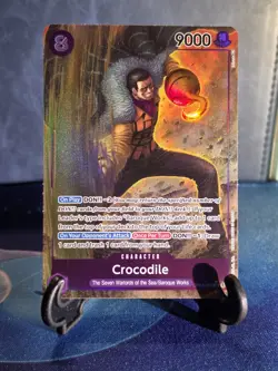 One Piece Crocodile Alt Art OP04-060 SR Kingdoms of Intrigue Foil ENGLISH NM - Image 1