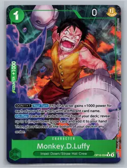The Time of Battle #OP16-034 Monkey.D.Luffy (034) (Alternate Art) - Image 1
