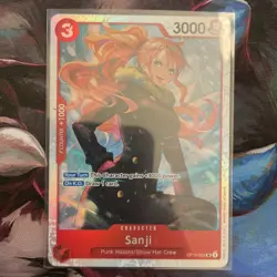 Sanji OP10-005 Super Rare Royal Blood One Piece Foil Near Mint - Image 1