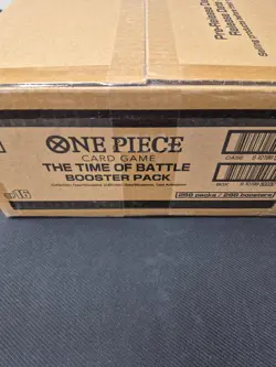 One Piece TCG English OP-16 The Time Of Battle Booster Box Case New & Sealed - Image 1
