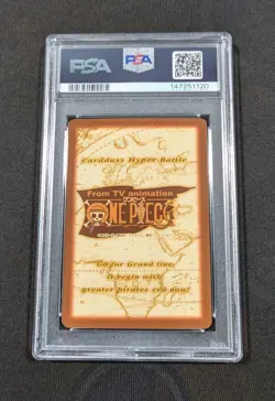 2001 Japanese One Piece CHB Holo Zoro C401 PSA 8 NM-MT Grand Line Comp. 1 - Image 2